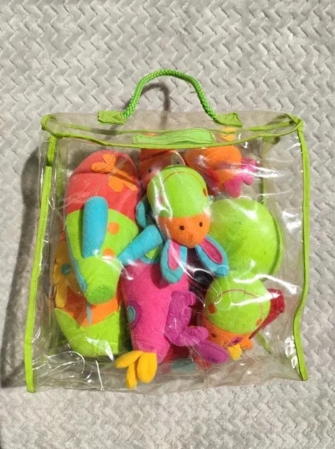 Jogo de bolotas de tecido (4 bolotas e uma bola) – photo 4